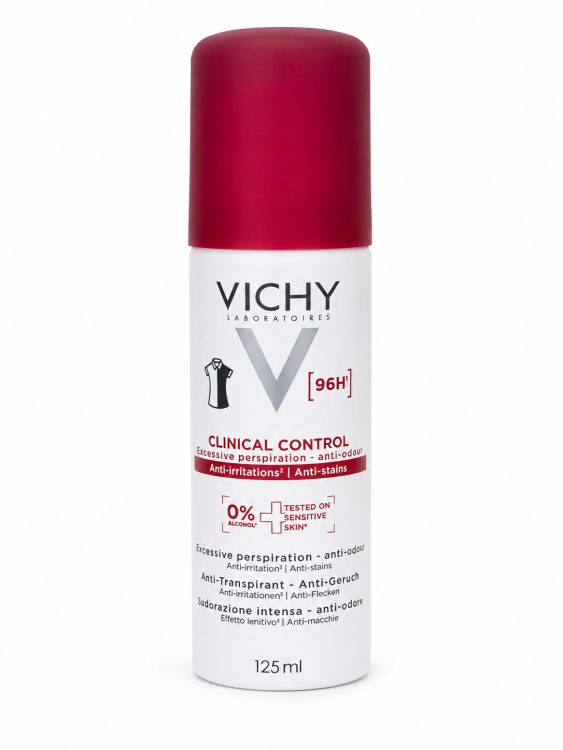 Vichy Clinical Control 96H Antypersperspiracyjny 125 ml
