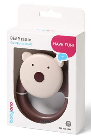 BABYONO Grzechotka MIŚ 1546 1 sztuka