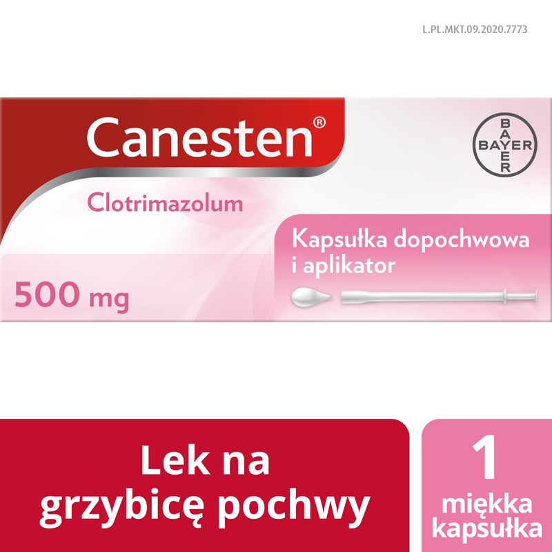 CANESTEN 1 kapsułka dopochwowa z aplikatorem