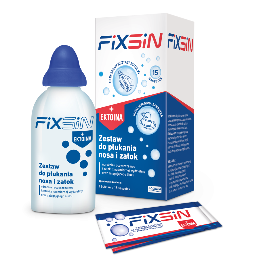 FIXSIN Zest.d/płuk. nosa/zatok podstawowy