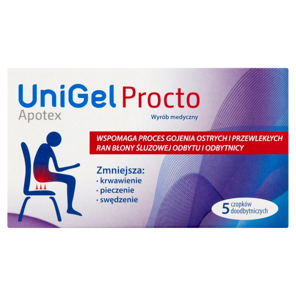 UniGel Apotex Procto czop.doodbyt. 5czop.