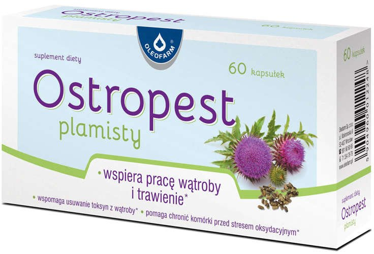Ostropest plamisty 60 kapsułek