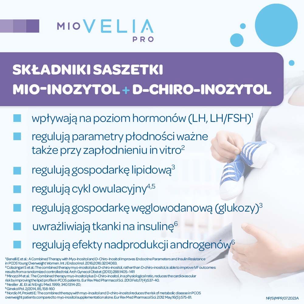MIOVELIA PRO zestaw kuracja 30 saszetek + 30 kapsułek