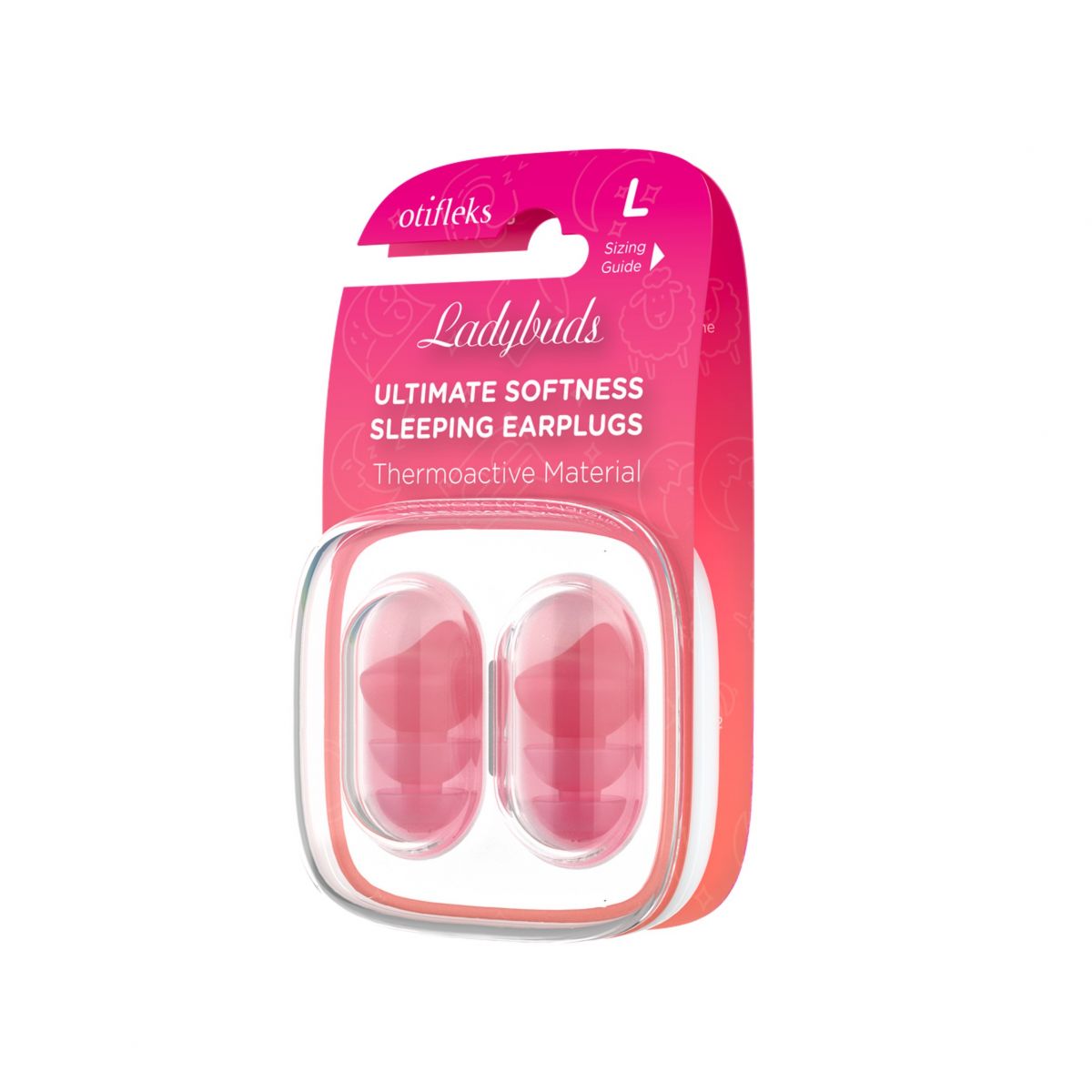 OTIFLEKS Ladybuds zatyczki do uszu L 2szt.