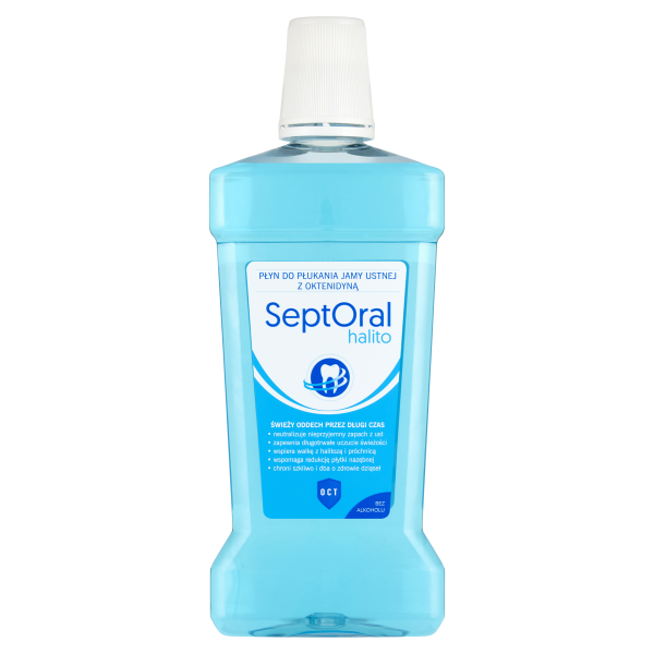SeptOral Halito Płyn do płukania jamy ustnej z oktenidyną 500 ml