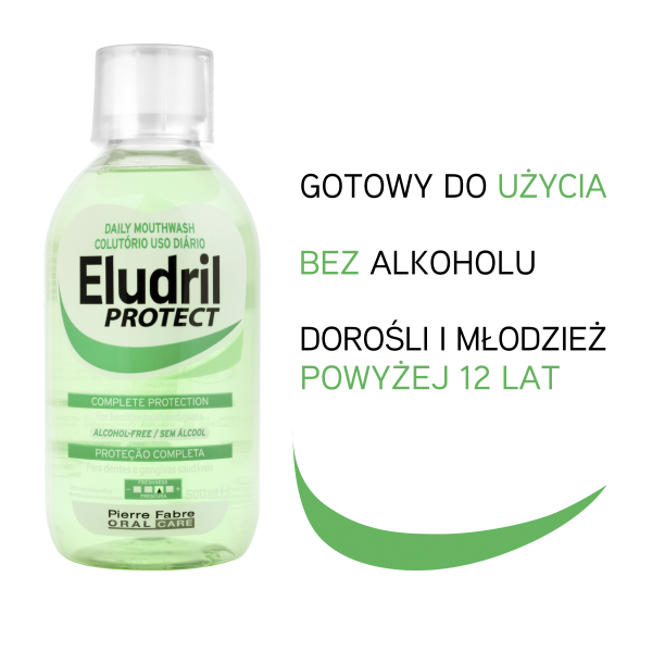 Eludril Protect Płyn do płukania jamy ustnej 500 ml