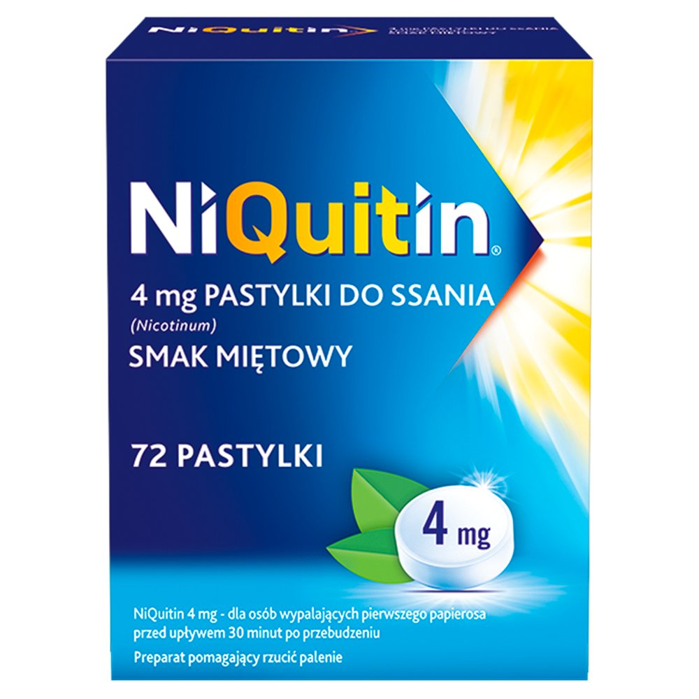 Niquitin pastyl.do ssania 4 mg 72 szt.