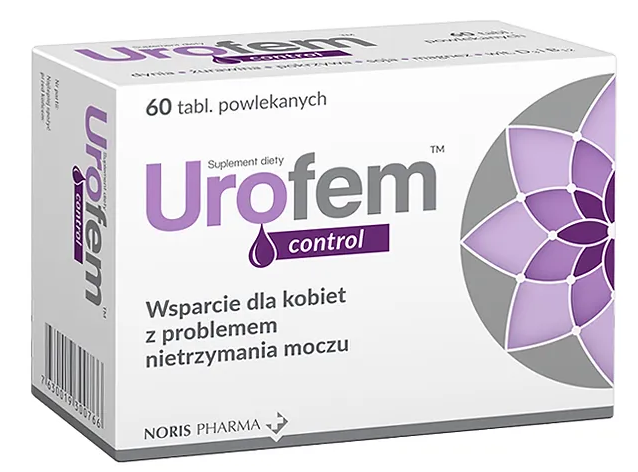 Urofem Control wsparcie przy nietrzymaniu moczu 60 tabl.