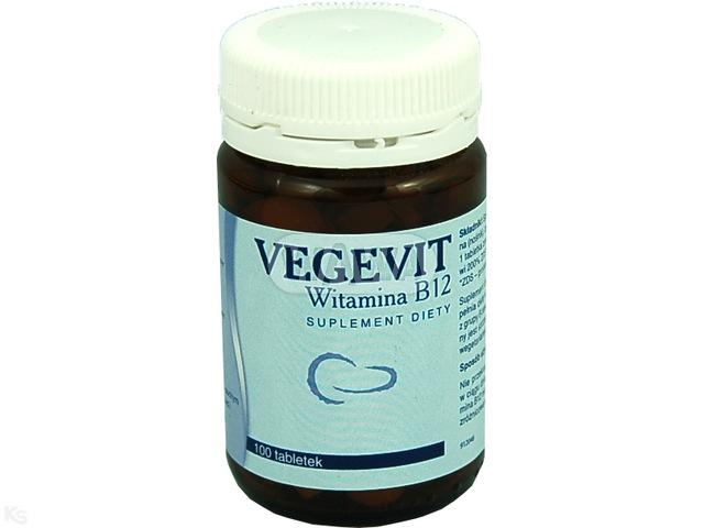 Vegevit B12 0,005mg x 100 tabl.