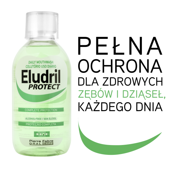 Eludril Protect Płyn do płukania jamy ustnej 500 ml