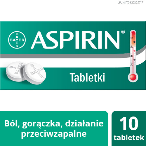 Aspirin 500mg  BAYER 10 tabletek