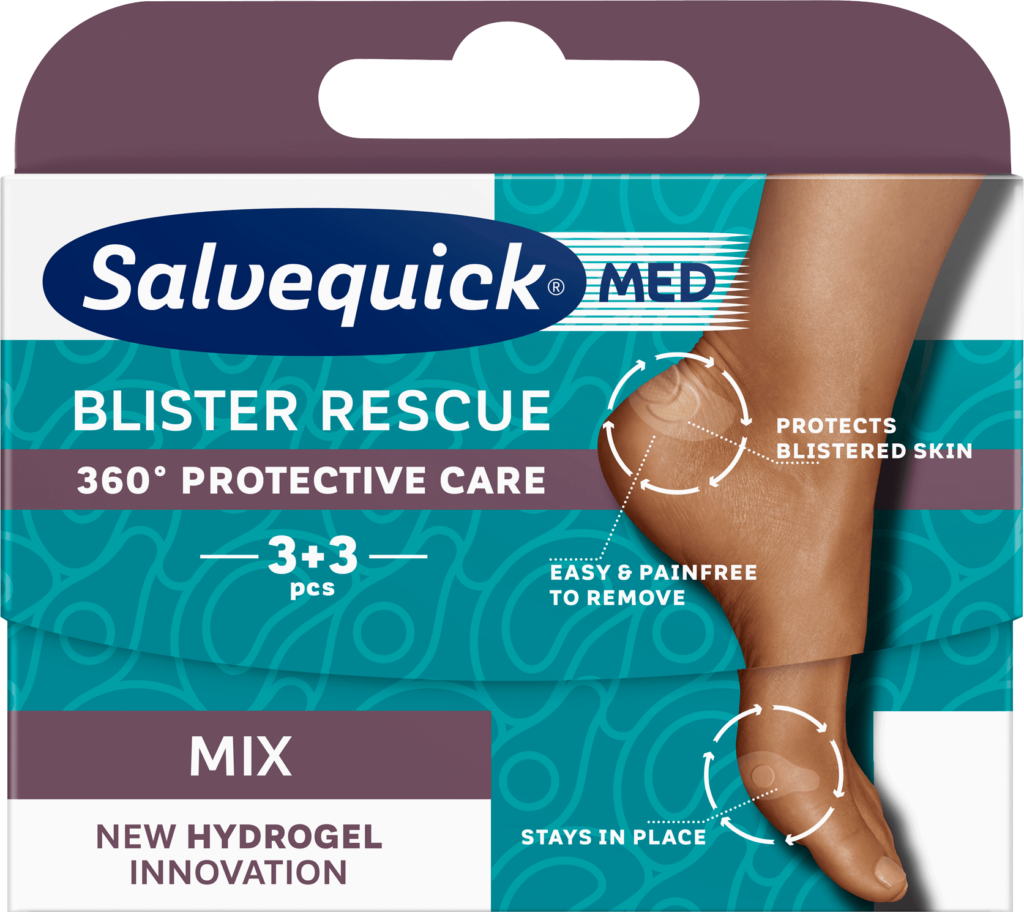 Plastry Salvequick MED Rescue na pęcherze 5 sztuk