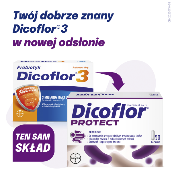 Dicoflor Protect probiotyk 50 kapsułek