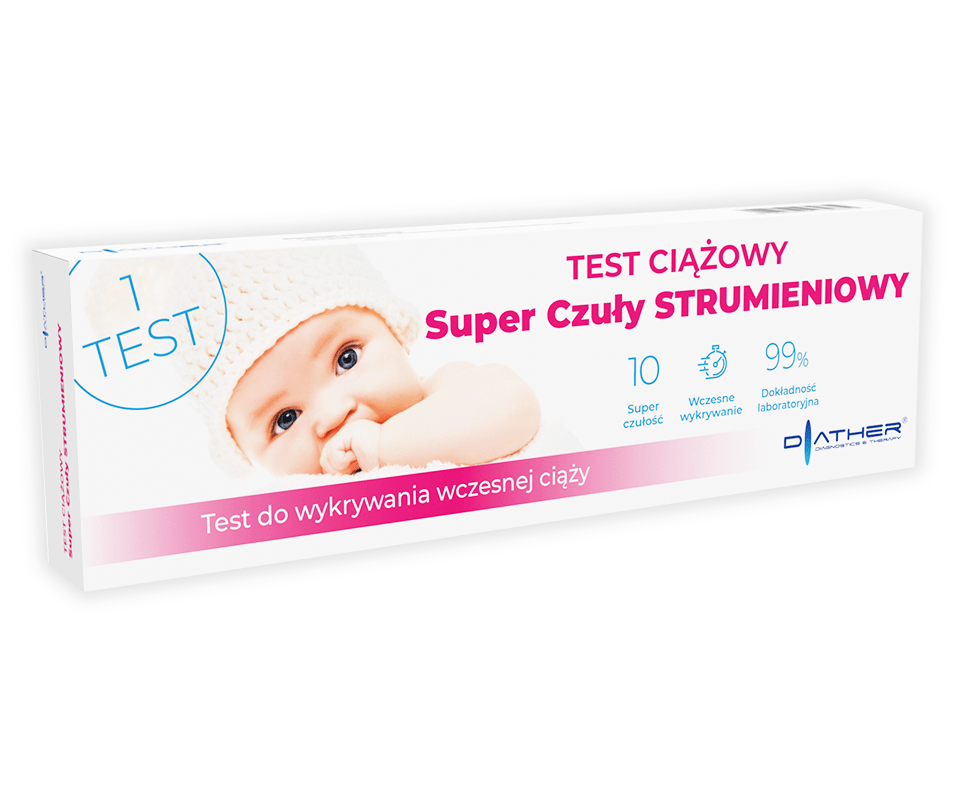 Test ciążowy strumieniowy DIATHER 1 szt.