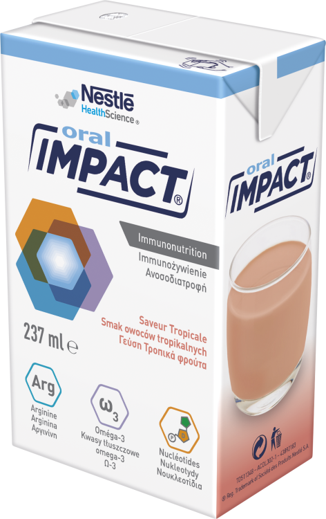Nestle IMPACT Oral preparat odżywczy OWOCE TROPIKALNE 3x237 ml
