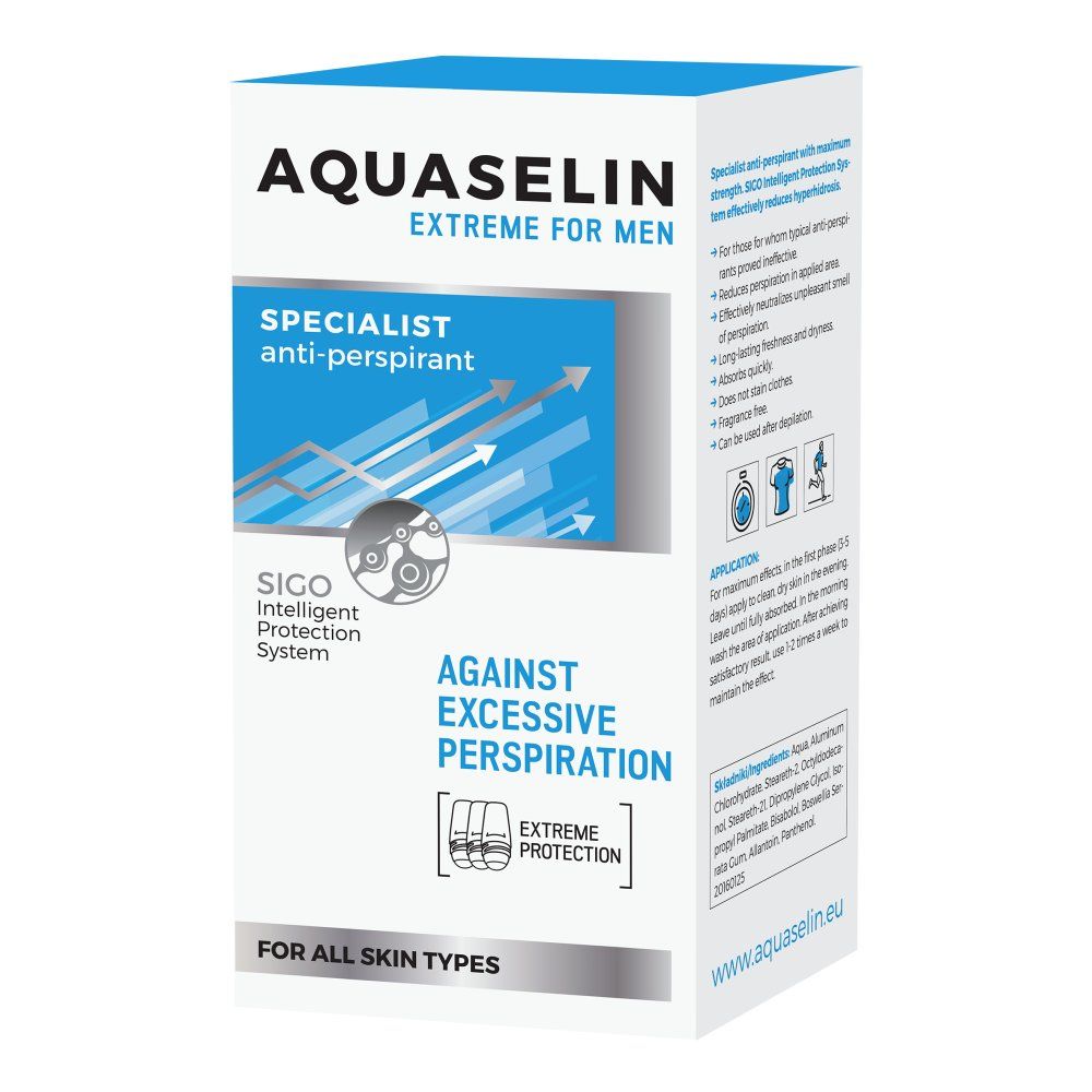 Aquaselin Extreme MEN antyperspirant roll-on 50ml