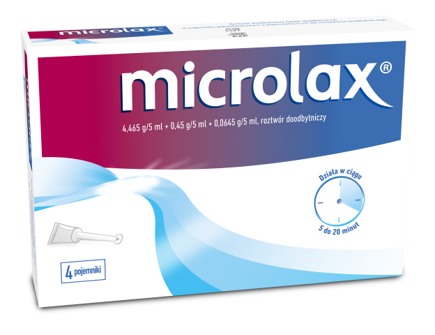 Microlax 4 pojemniki po 5ml roztwór doodbytniczy