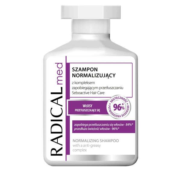 Ideepharm Radical Med Szampon normalizujący do mycia włosów przetłuszczających się 300 ml