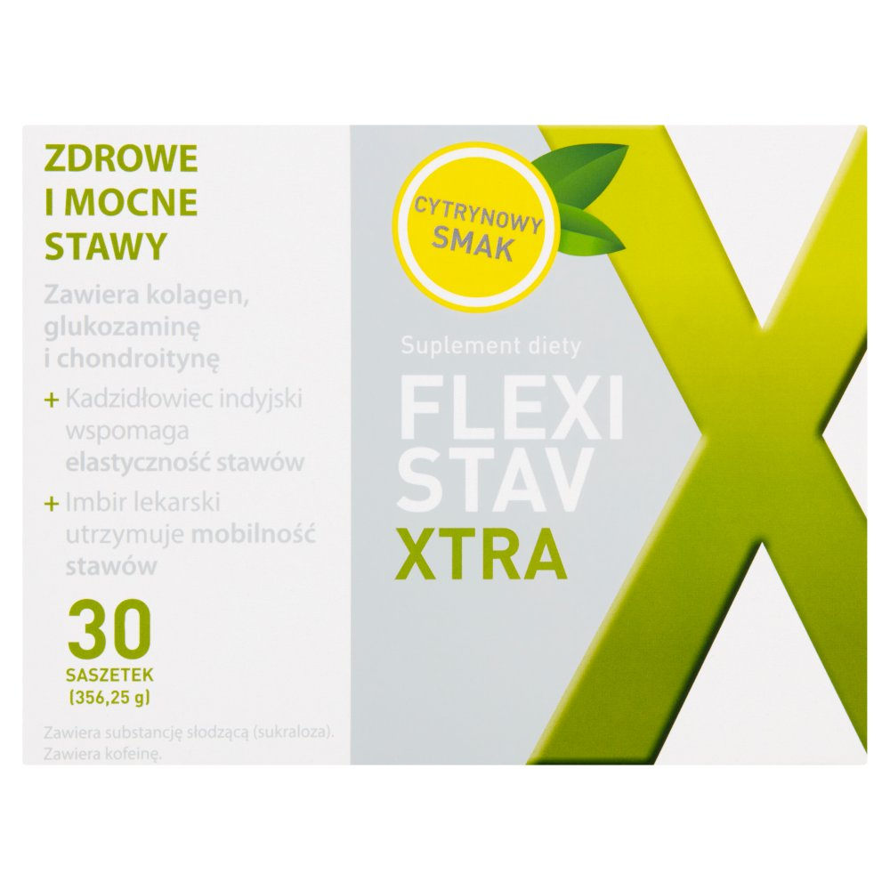 FlexiStav Xtra kolagen na stawy cytrynowy 30 saszetek