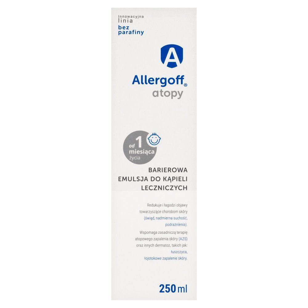 ALLERGOFF Barierowa Emulsja do kąpieli 250 ml