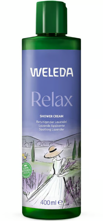 WELEDA Relax Kremowy płyn pod prysznic z lawendą 400 ml