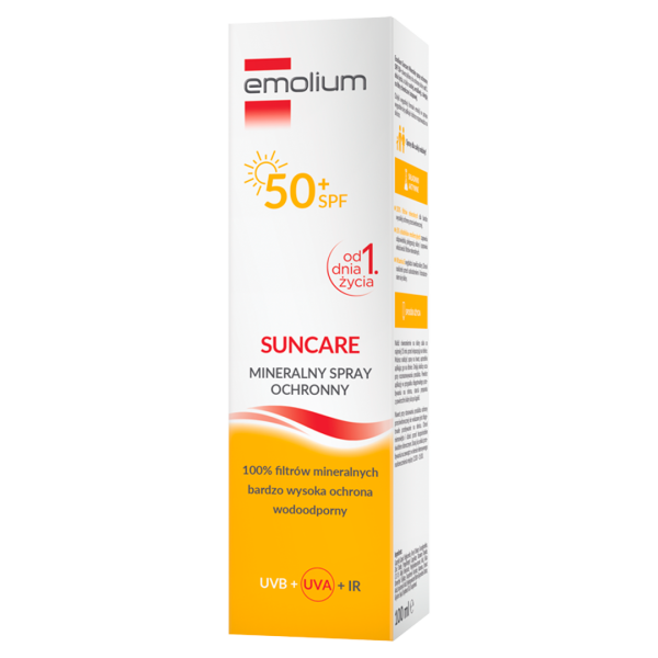 EMOLIUM SUNCARE SPF50+ Mineralny Spray ochronny 100ml