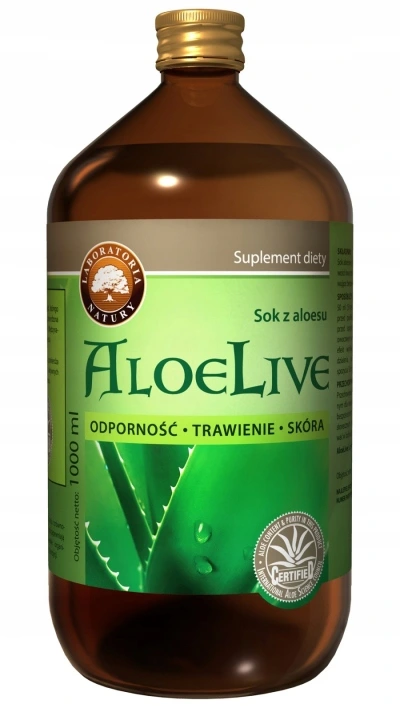 Aloes Sok z aloesu 1 litr Laboratoria Natury