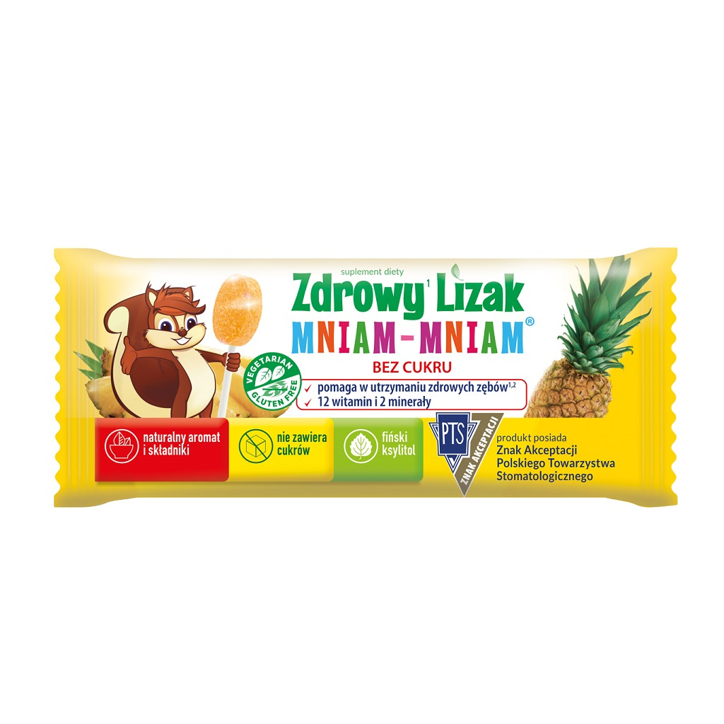 Zdrowy Lizak MNIAM-MNIAM Ananas 1 szt.