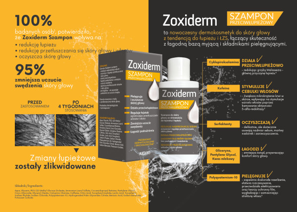 Zoxiderm Szampon przeciwłupieżowy 150ml