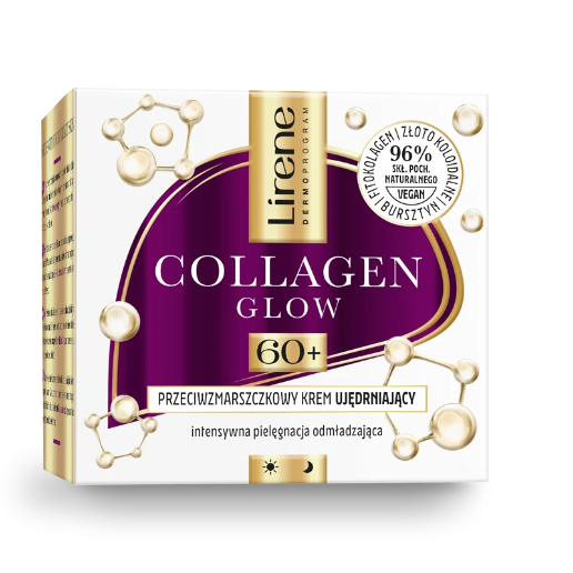 Lirene COLLAGEN GLOW Przeciwzmarszczkowy krem ujędrniający 60+