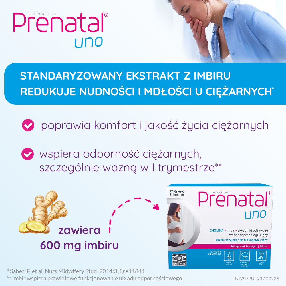 Prenatal Uno kaps. 30 kaps.