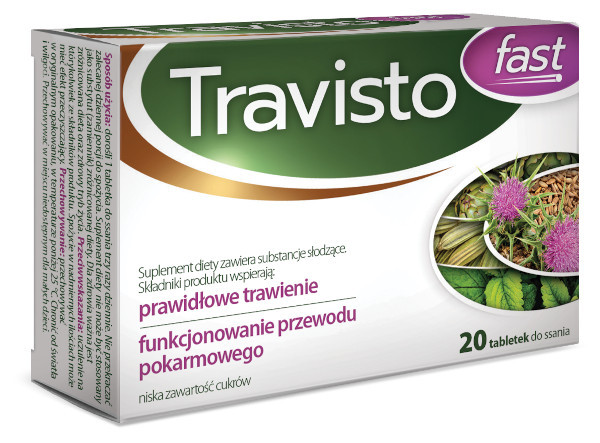Travisto Fast do ssania 20 tabletek