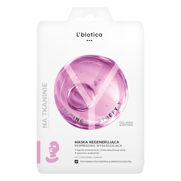 L'biotica Lifting Strefy Y Regenerująca maska do twarzy ekspresowo wygładzająca 1 szt.