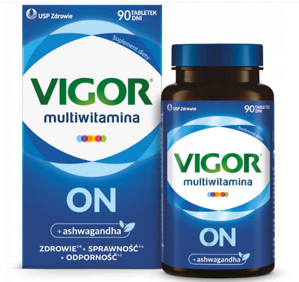 VIGOR Multiwitamina ON witaminy i minerały dla mężczyzn 90 tabletek
