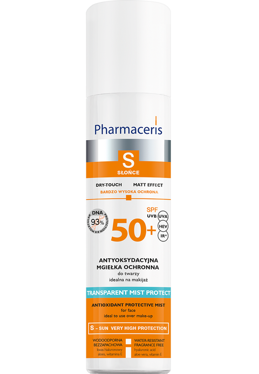 Pharmaceris S  MGIEŁKA OCHRONNA do twarzy TRANSPARENT MIST PROTECT 75 ml