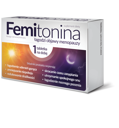 Femitonina łagodzenie objawów menopauzy 30 tabletek