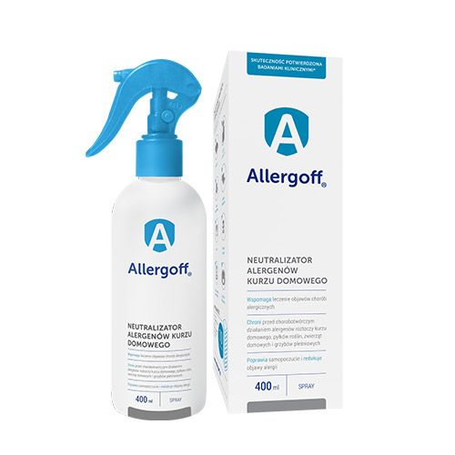 Allergoff Neutralizator Alergenów Spray 400ml x 3szt. + 2 x Wash GRATIS