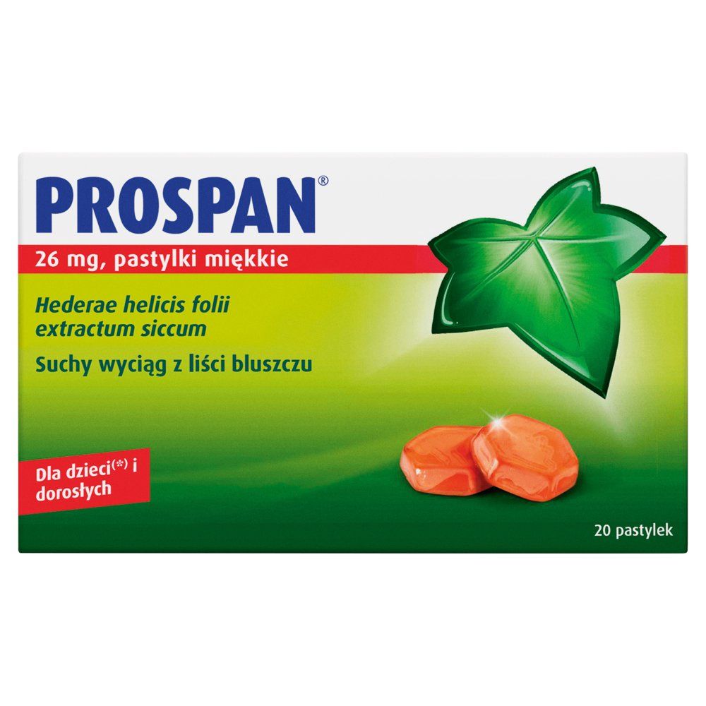 Prospan pastyl.miękkie 0,026 g 20 szt. NZ