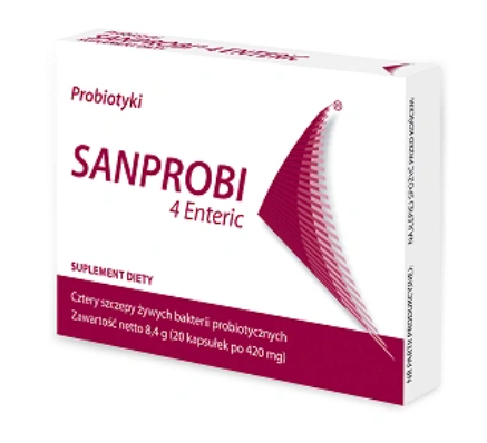 Sanprobi 4 Enteric  probiotyk 20 kapsułek