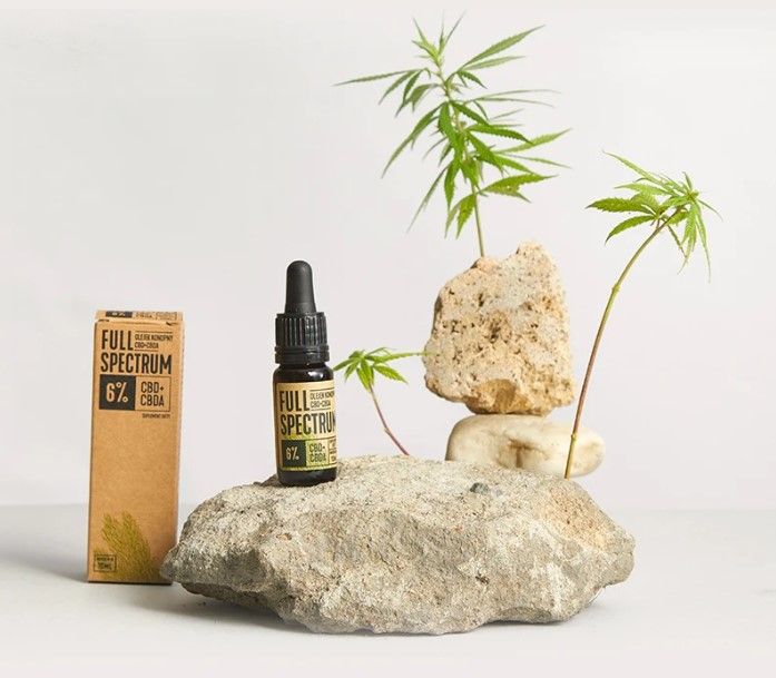 FULL SPECTRUM Olejek konopny CBD+CBDA 6% 1