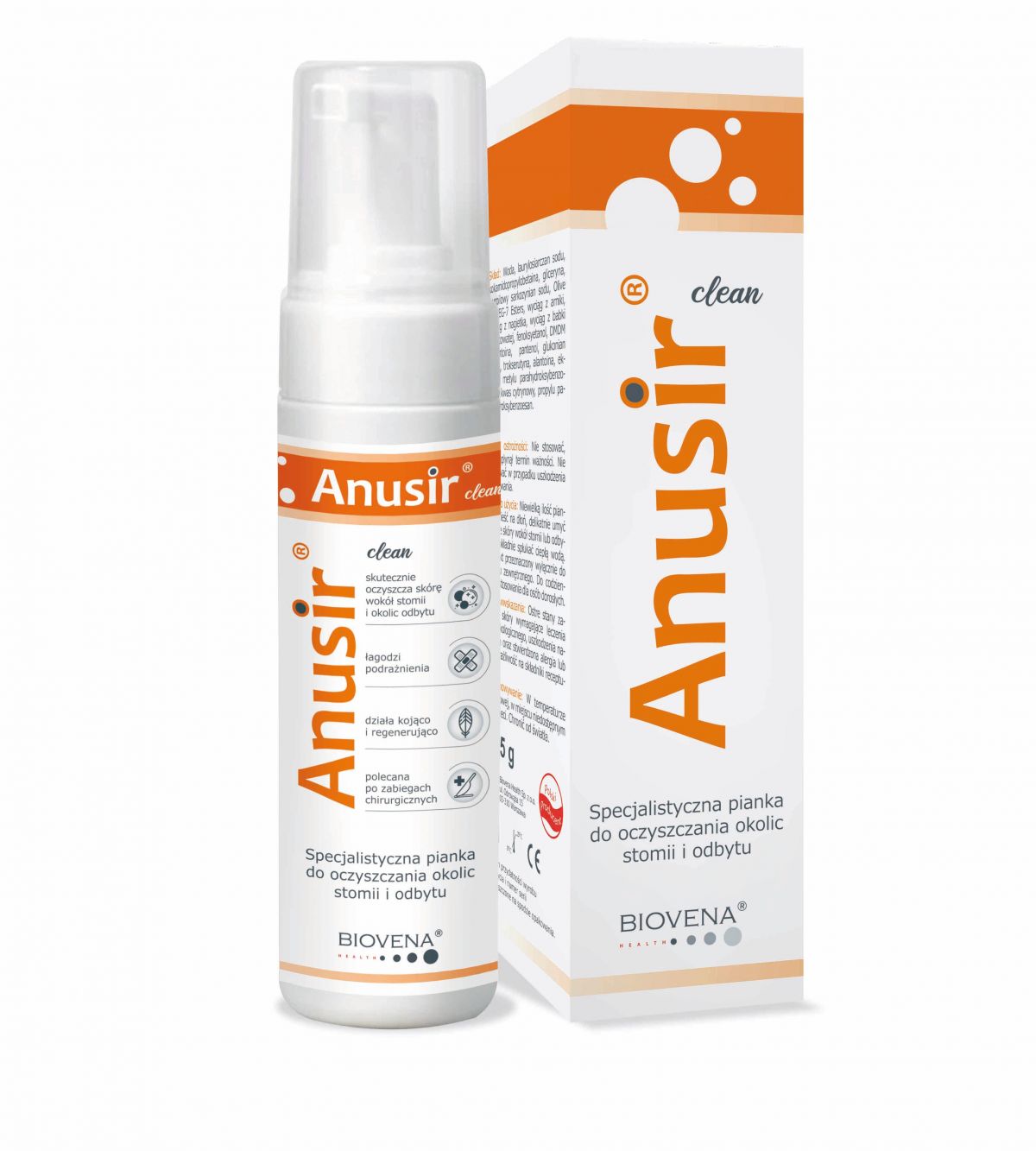 Anusir Clean Specjalistyczna pianka 225g