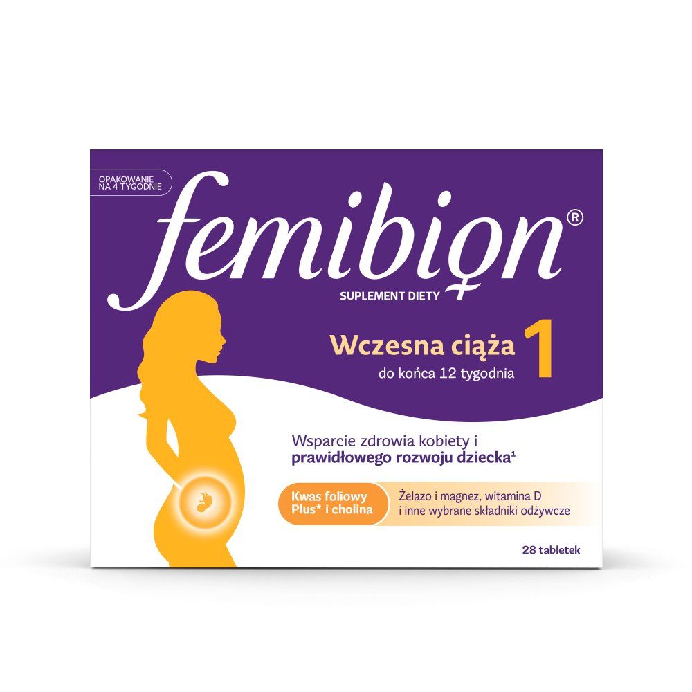 Femibion 1 Wczesna ciąża  28 tabl. powlekanych