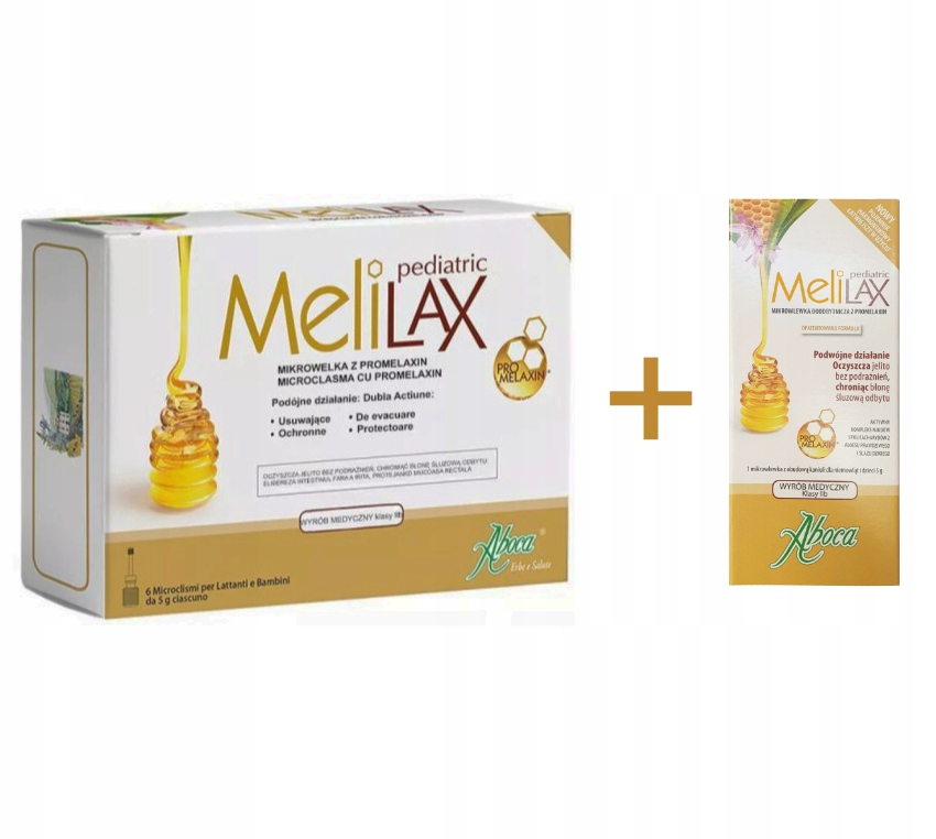 MELILAX PEDIATRIC Mikrowlewka dla dzieci 6 + 1 = 7