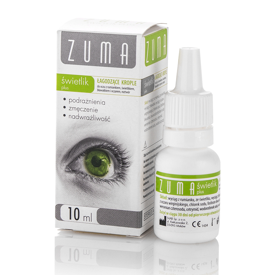 ZUMA Świetlik Plus krople do oczu 10ml