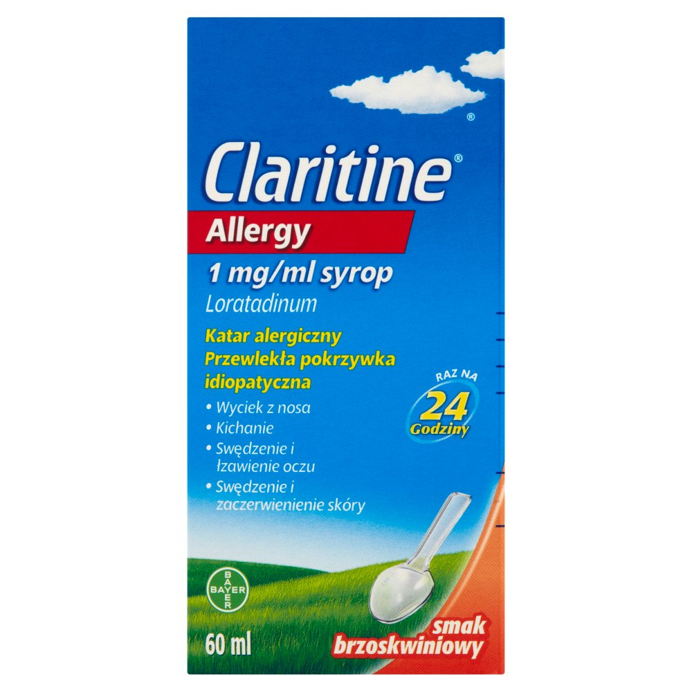 Claritine Allergy syrop na alergie 1mg/ml 60ml