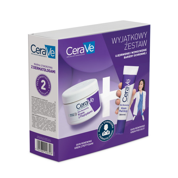 CeraVe Skin Renewing Zestaw Xmass 2026 krem do twarzy 48g  + krem pod oczy 14 ml