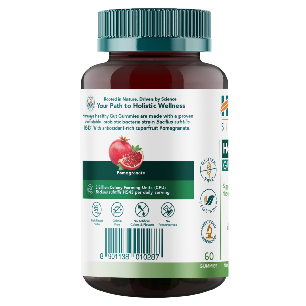 Himalaya Healthy Gut Gummies żelki bakterie probiotyczne  60 sztuk