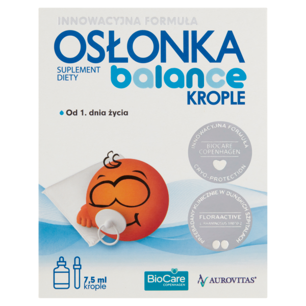 Osłonka Balance synbiotyk dla niemowląt  krople 7,5 ml