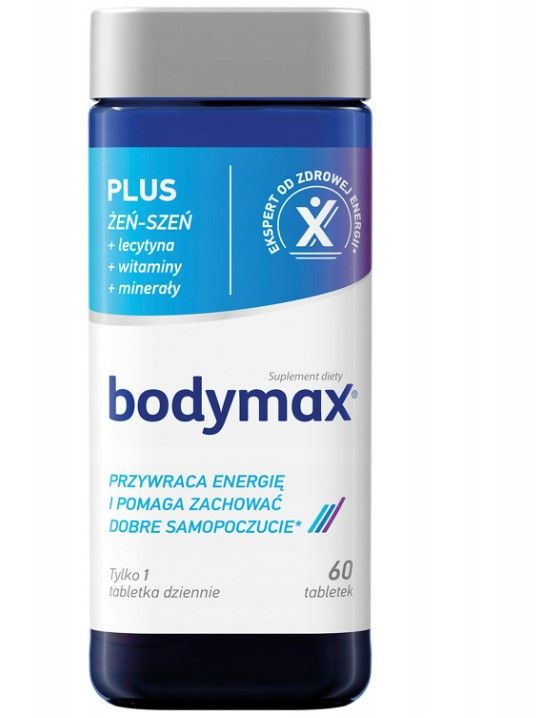 Bodymax Plus WITAMINY ŻEŃ-SZEŃ ENERGIA 60 tabletek