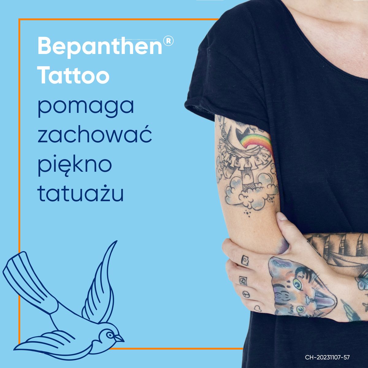 Bepanthen Tattoo Maść zapewniająca pięlęgnację tatuażu 50g